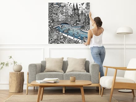 Kunstprint | Wanddecoratie | Forex | 75 × 75 cm