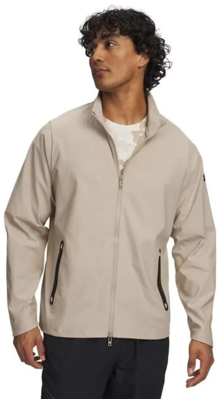 Under Armour Unstoppable Non-hood Sweatshirt Met Rits Beige L / Regular Man
