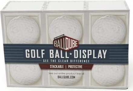 Ballqube - Golf - Golfballen - Houder Voor Golfballen - 6 Pack Golf Ball - Display - One Size