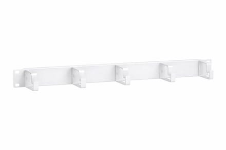 DSIT 19 inch kabelhouder metaal 1U - wit