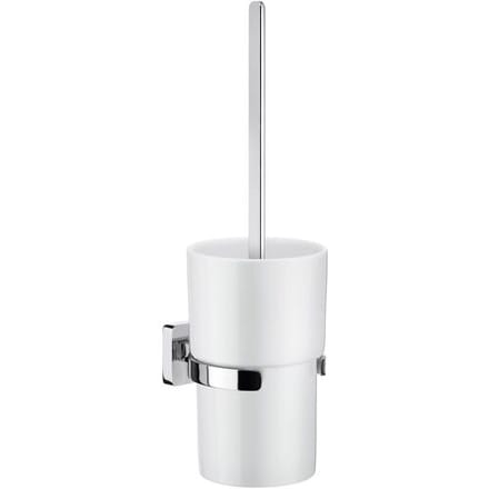 Smedbo Ice toilet brush set, porcelain container OK333P