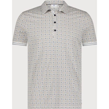 Blue Industry De microprint polo |