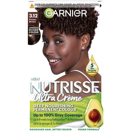 Garnier Nutrisse Permanente Haarverf (Verschillende tinten) - 3.12 Frozen Brown