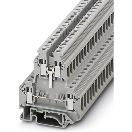 Phoenix Contact 3048030 Doorgangsserieklem 6.2 mm Schroeven Grijs 50 stuk(s) Piece
