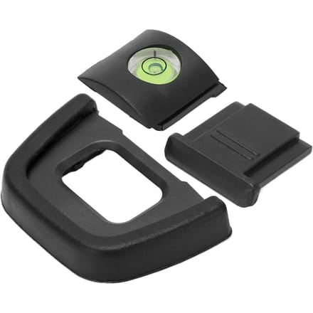 Œilleton de viseur d'appareil photo DK‑23 Couvercle de griffe froide Niveau Ensemble pour D7200 D750 D7100 D5100 D600 D300s D300 D90 D80 black
