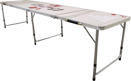 Beerpong tafel - blauw - 240 cm - inclusief 2 microvezeldoeken
