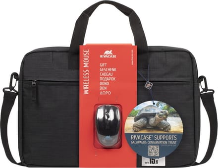 Laptop tas met draadloze muis Rivacase Regent 8038