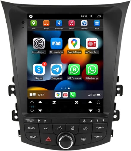 Carplay autoradio geschikt voor Hyundai i30 | 2012 t/m 2017 | Android 13 | Draadloos Apple Carplay & Android Auto | 2GB + 32GB | Tesla Style | 8-Core processor | Davilon | 2025 model | 2012 2013 2014 2015 2016 2017 | Bluetooth & Wifi