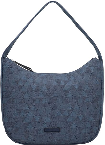 TOM TAILOR schoudertas Carrie Hobo Bag Denim Blue blauwgrijs