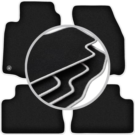 CARLUX-SILVER automatten voor: Mitsubishi Colt V / CJO hatchback (1996-2003)