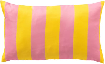 Textino - APOLLO - buitenkussen 30x50 cm - gestreept - Quince - geel, roze