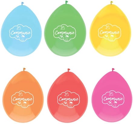 communieballonnen 15 stuks 30cm diverse kleuren communie feest