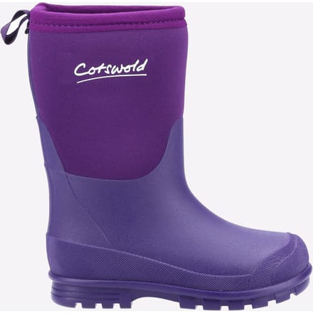 Cotswold Hilly Neoprene Tpr+neopreen Kinderen Paarse Regenlaarzen