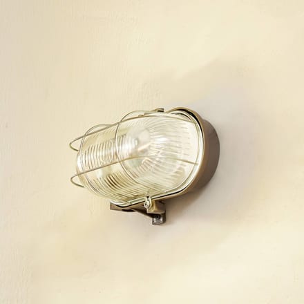 Prios buitenwandlamp Kirgo, grijs, kunststof, IP44
