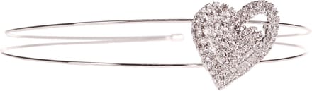 Diadeem meisjes zilver met hart