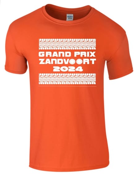 HEREN T-shirt Grand Prix Zandvoort - 2024-MEDIUM - Oranje