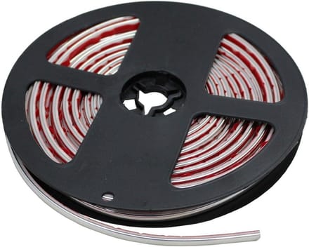 Zelfklevende chroomstrip voor auto en voertuigen - 4mm breed en 5 meter lang