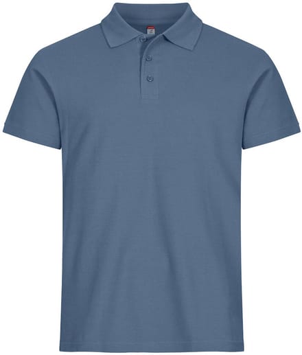 Clique Basic Polo 028230 - Staalblauw - S