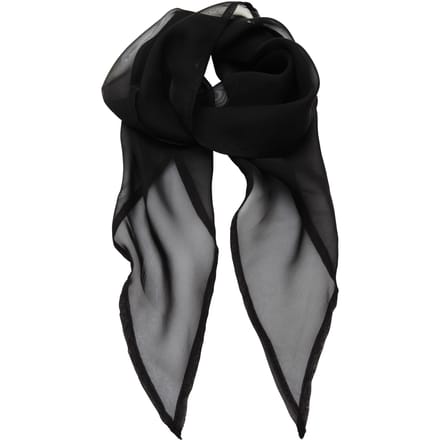 Premier Dames/vrouwenwerk Chiffon Formele Sjaal (Zwart)