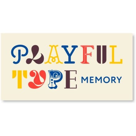 Playful Type Memory - Anja Brunt