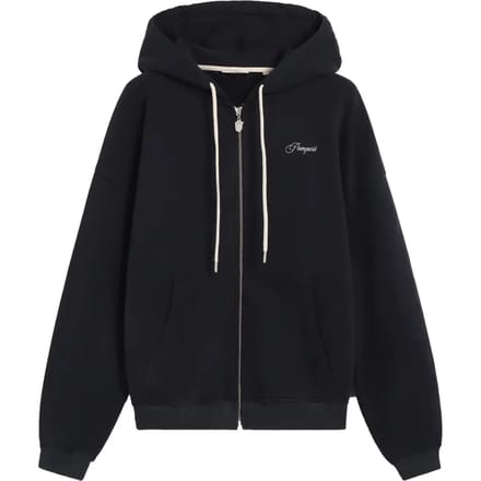 Hooded sweatshirt met rits Pompeii