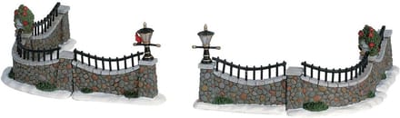 Lemax Keramische Stenen Muur 30 cm