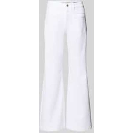bootcut jeans van katoenmix model 'CAYA'