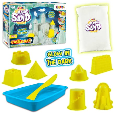 Craze - Sand - Glow in the Dark - Zand - Sensorisch Speelgoed - Non Sticky - 700 g