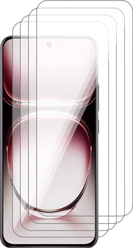 Screenprotector geschikt voor Oppo Reno 12 - 4x Glas Screen Protector
