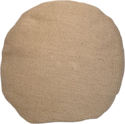 Van René Sierkussen Naturel Rond Jute 45cm Tuinkussen rits achterkant incl. binnen kussen