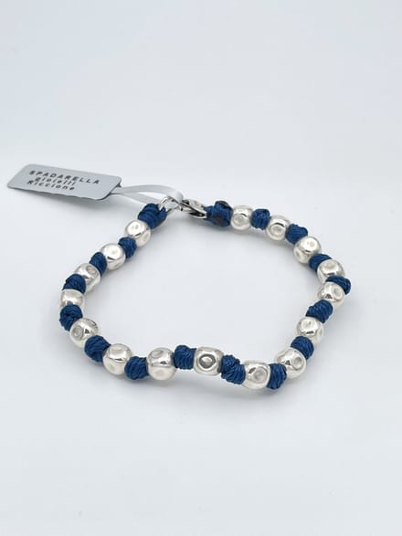 Spadarella Gioielli - SPBR41- Armband - 925 Zilver - 7mm - Tropical blue 816 - 20 Cm
