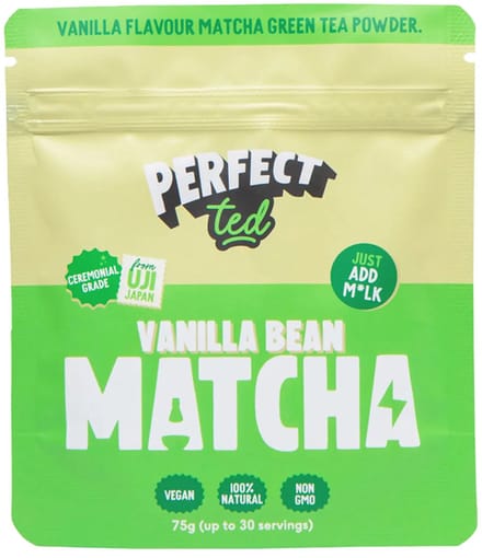 Perfect Ted Matcha poeder - Ceremoniële matcha met vanillesmaak - 75g