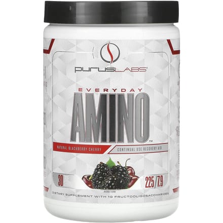 Purus Labs, Everyday Amino, Cerise Mûre Naturel, 7,9 oz (225g)
