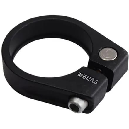 Ergotec Zadelpenklem - Zadelklem - 34,9mm - Aluminium - Zwart - Schroefsluiting