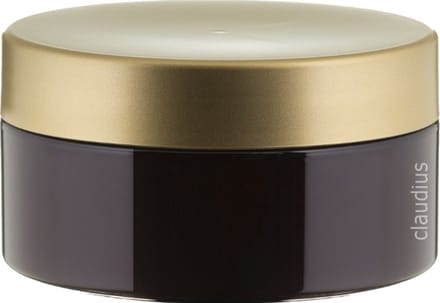 Bodycreme pakking Rozen 250 gram - Amber Bruin pot met Luxe goude deksel