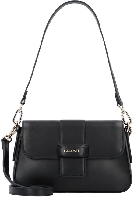 LACOSTE schoudertas Flap Crossover Bag Noir zwart