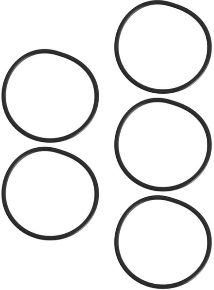 Dailygoods- Afdichting Rubber Ring - 5 Stuks - Douchebak Afdichting - Nitrilrubber - Waterdicht - Perfecte Pasvorm 64x58x3 mm - Douchebakafdichting
