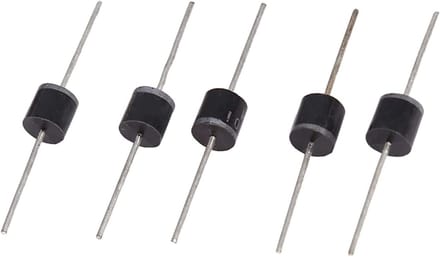 50 Stuks Rectifier Diodes Set voor 12V, 10A, 1000V - Hoge Spanning, Axiale Diodes, Algemeen Gebruik