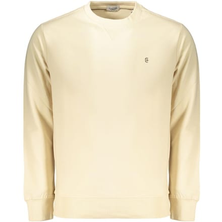 Coveri Bewegende Beiger Katoenen Heren Sweatshirt