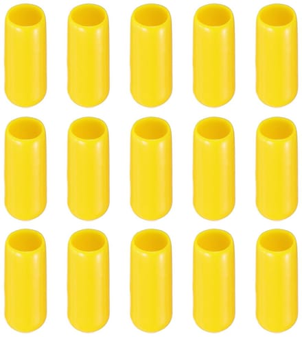 Dailygoods- Eindkappen 200 Pack - Rubber Eindkappen - Draadbescherming - Stofisolatie - Roestpreventie - 9 mm Binnendiameter - Beschermkappen