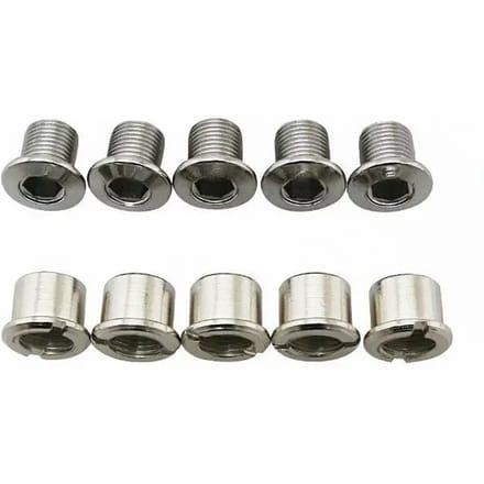 5-spaaks dubbel crankstel compatibel stalen crankstel set Specialités T.A. m8x6.5