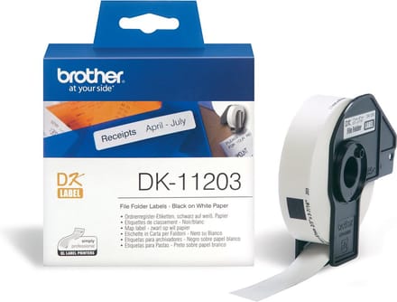 Etikettenrol Brother DK-11203 17 x 87 mm (3 Stuks)