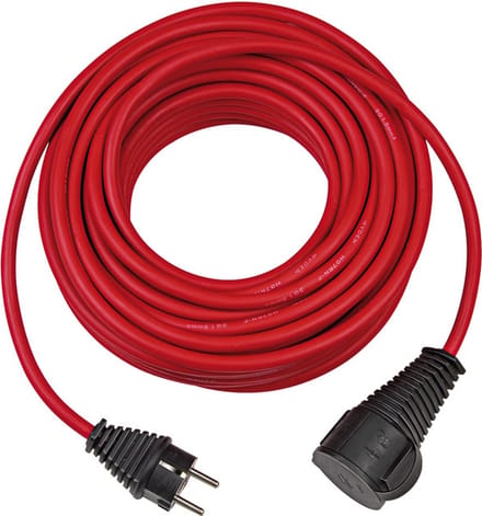 Brennenstuhl verlengkabel voor bouwplaatsen, IP 44, 25 m, rood