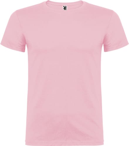 Zacht Roze 5 pack t-shirts Roly Beagle maat S