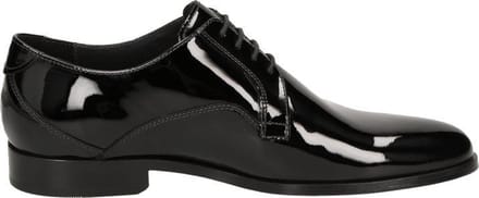 Sioux Jaromir-702 Zwart Lakleer Nette Veterschoen Heren - maat 8.5