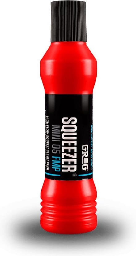 Grog Squeezer FMP Mini Verfstift - Schrijfbreedte 5 mm - Rood - Permanente Stift - Ferrari Red