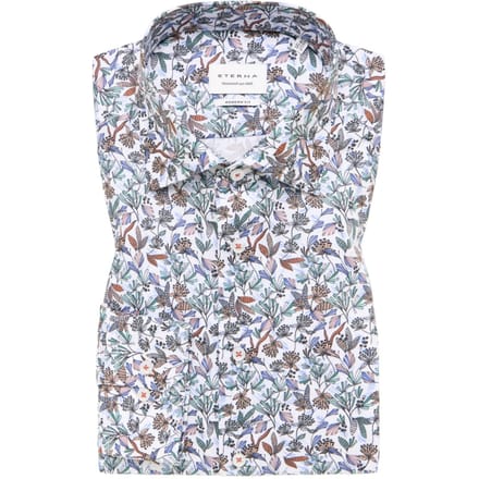 Eterna  Korte Mouw Overhemden Multicolor 1167 X18k