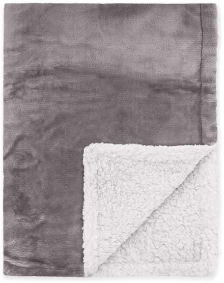 Byrklund Plaid Snowy Hug - 150x200 - 100% Polyester - Antraciet