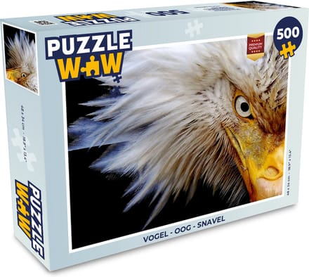 Puzzel Vogel - Oog - Snavel - Legpuzzel - Puzzel 500 stukjes