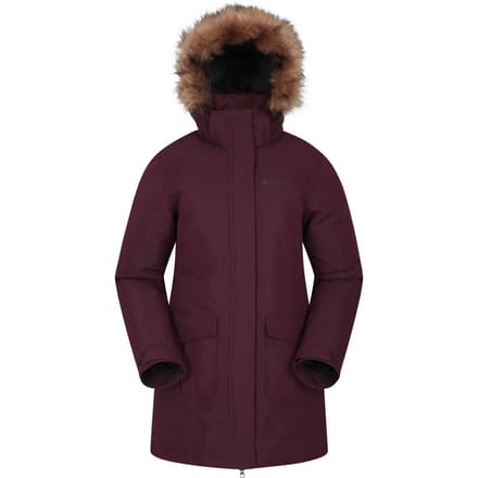 Mountain Warehouse Dames/Dames Tarka II Lang Gewatteerd Jasje (Bourgondië)